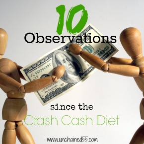 10 Observations since the Crash Cash Diet (plus a terrifying look at how much we’ve spent in the last 2 years)
