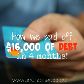 How we paid off $16,000 of debt in 4 months