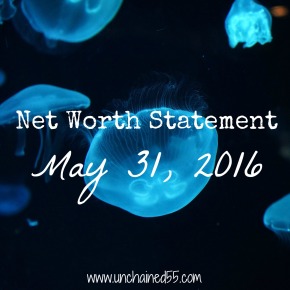 Net Worth Statement – May 31, 2016